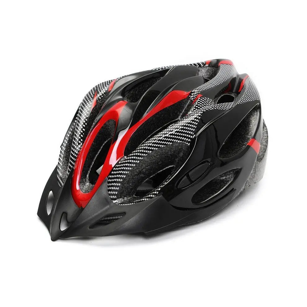 bicycle cycling helmet red