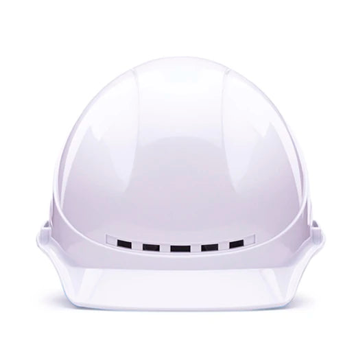 construction white safety helmet