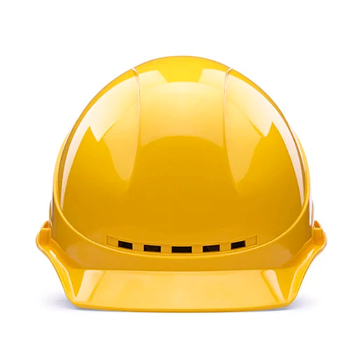 construction yellow safety helmet